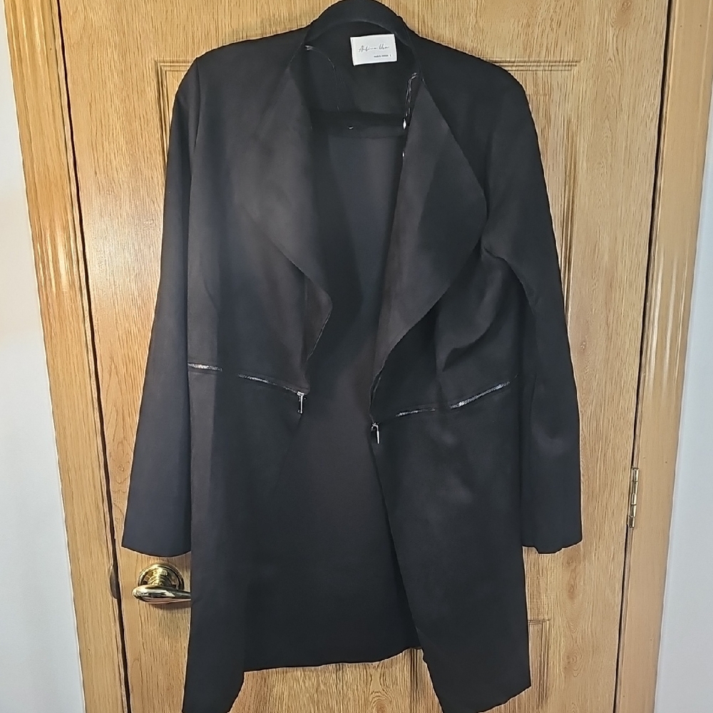 Active USA Classic Black Trench Coat
